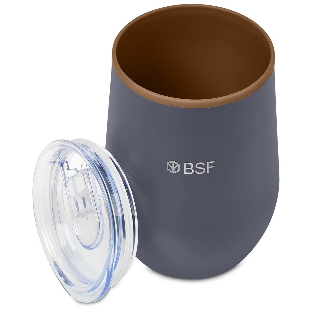 Serendipio Ovolo Stainless Steel & Plastic Double-Wall Tumbler – 350ml